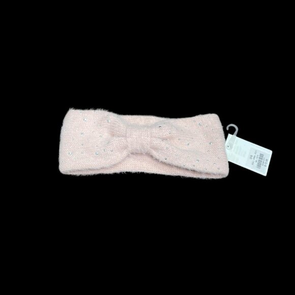 Brand NEW (NWT) Forever 21 Girl's Pink Winter Headband with Silver Glitter 🎀❄️ - Picture 1 of 5